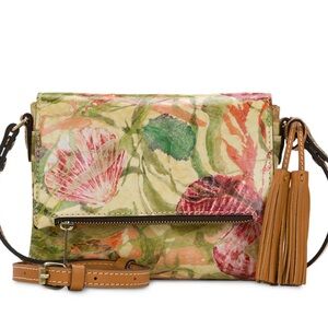💚NWTS! Patricia Nash Leather Corfu Crossbody Painted  Seashells Bag